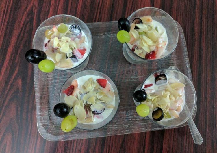 How to Make Homemade Mixed fruit dessert