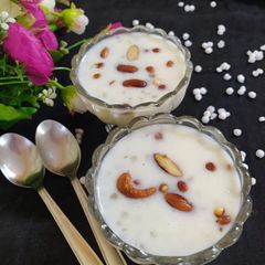 Sabudana kheer A picture of Sabudana kheer.