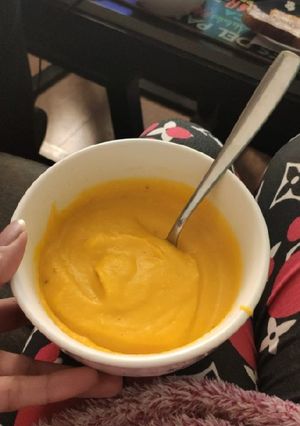 Una foto de Crema de zapallo (simple)