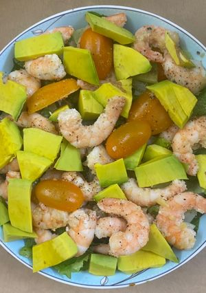 Hình của món Salad bơ tôm.