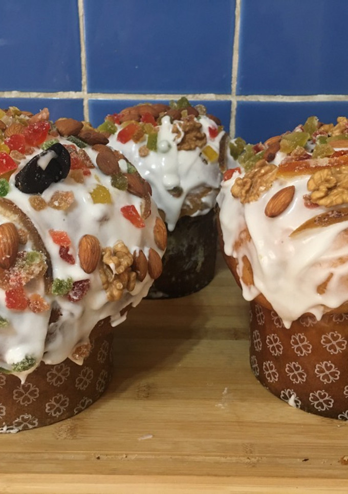Una foto de Pan dulce Navideño en batidora