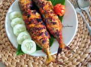 Gambar ikan kembung bakar