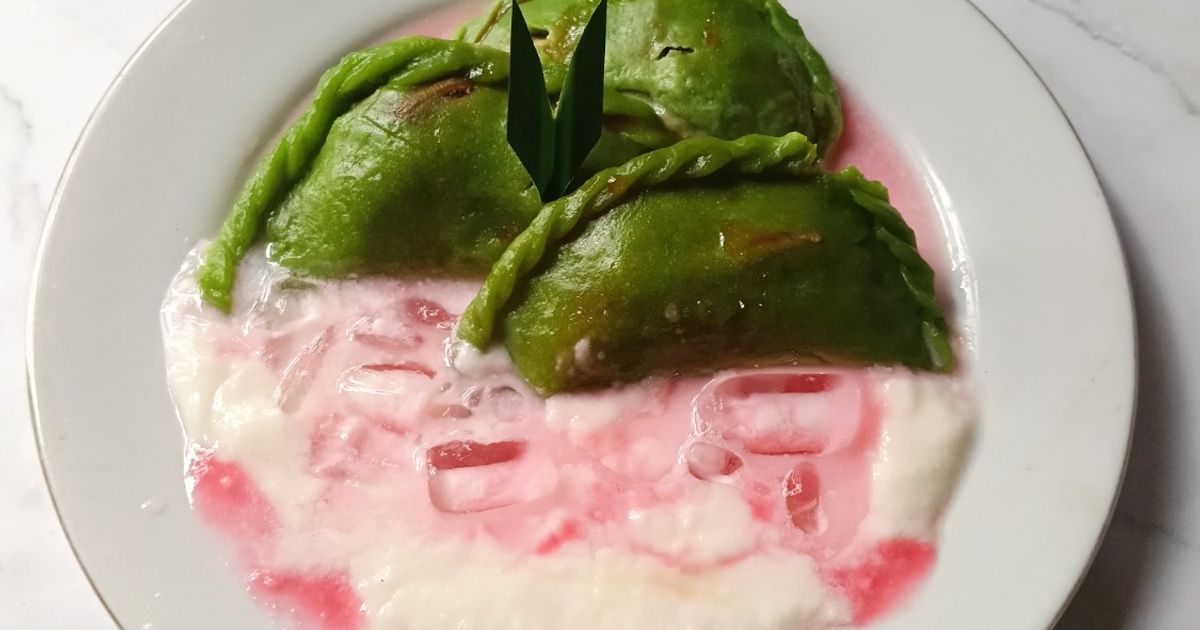 Es Pisang Ijo Jalangkote (Piskote)