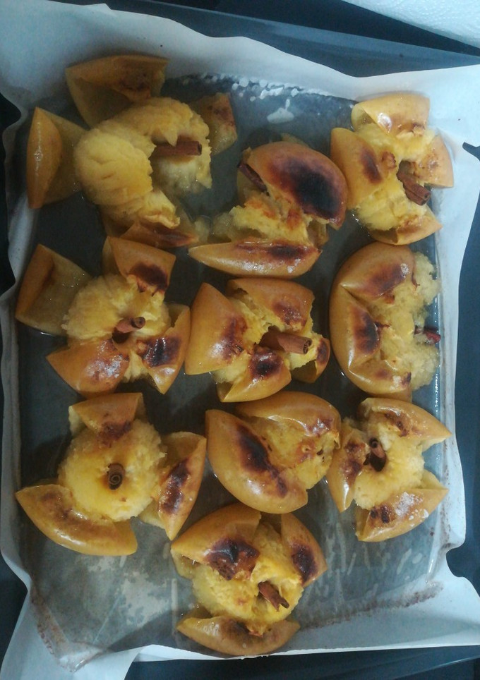 Una foto de Manzanas asadas