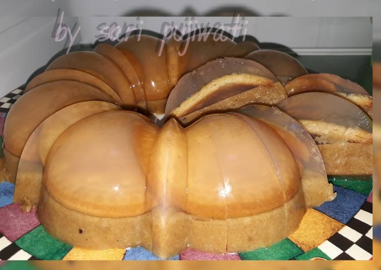 Resep Puding bolu marie regal yang Bisa Manjain Lidah