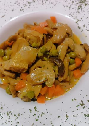 Foto di Bocconcini di tacchino alla boscaiola