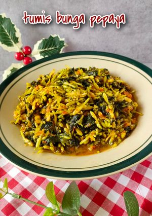 Foto resep Tumis bunga pepaya