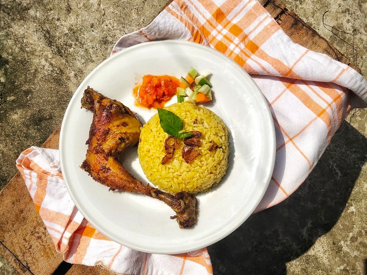 Standar Cara mudah membuat Nasi Minyak Palembang dijamin menggugah selera