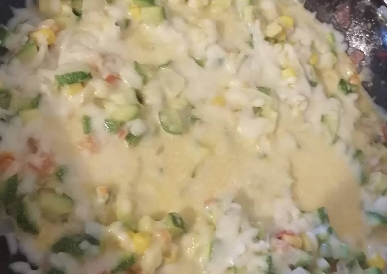 Calabacitas con crema