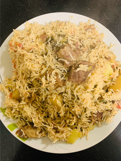 A picture of Special Mutton Pulao.