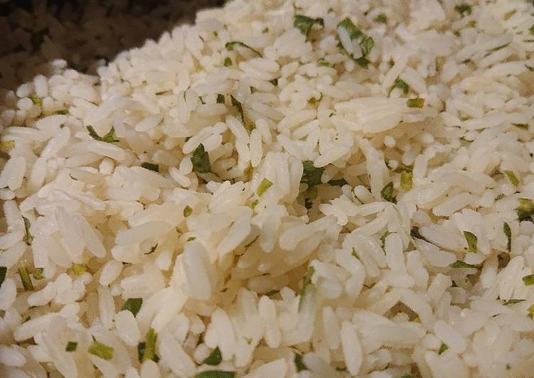 Steps to Make Speedy Lemon and Coriander Rice