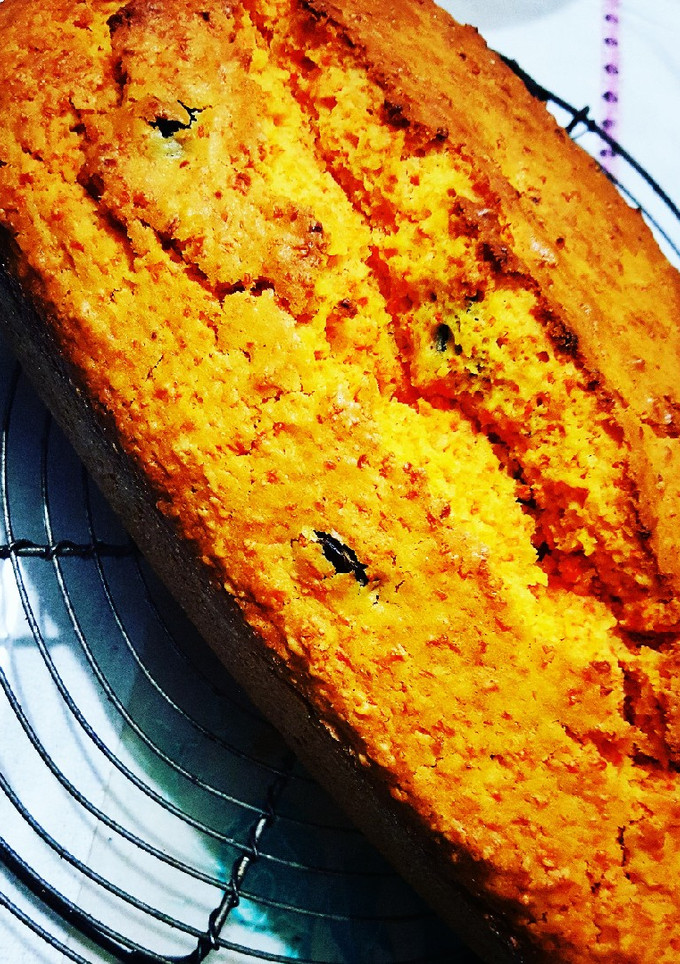 Una foto de Carrot cake o Budín de zanahoria