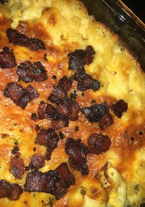 A picture of Bacon Mac & Cheese.
