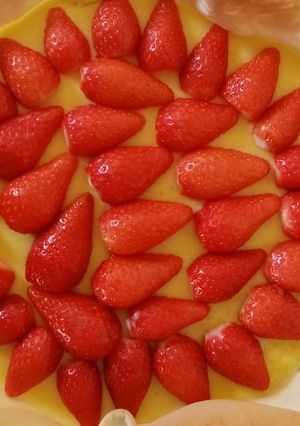Une photo de Tarte aux fraises 🍓