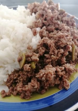 Una foto de Picadillo cubano