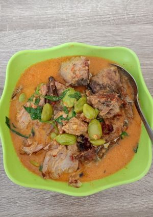 Foto resep Ikan Cakalang Asap Kuah Santan