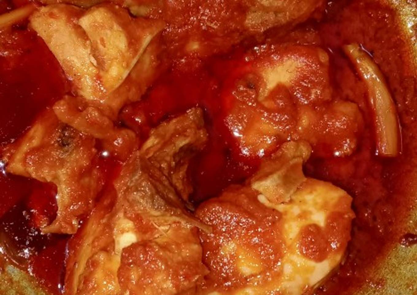 Ayam panggang bumbu merah