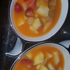 A picture of Pumpkin fruits salad.