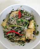 Đậu xào ốc