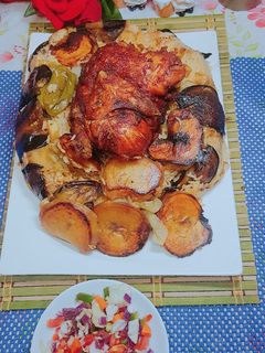صورة لوصفة مقلوبه دجاج