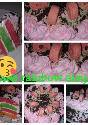 Foto resep Rainbow cake