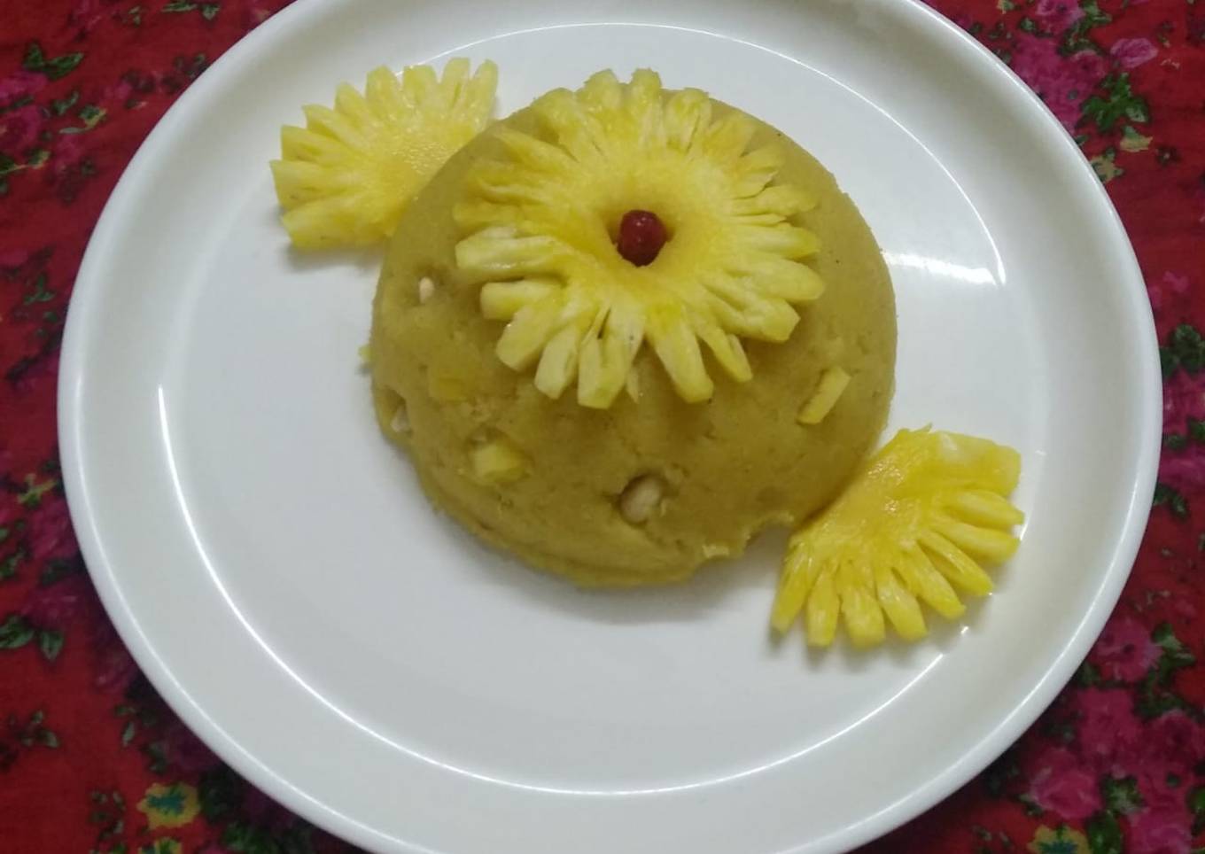 Pineapple suji halwa