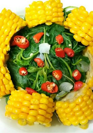 Foto resep Sayur Bayem Bening Pedas