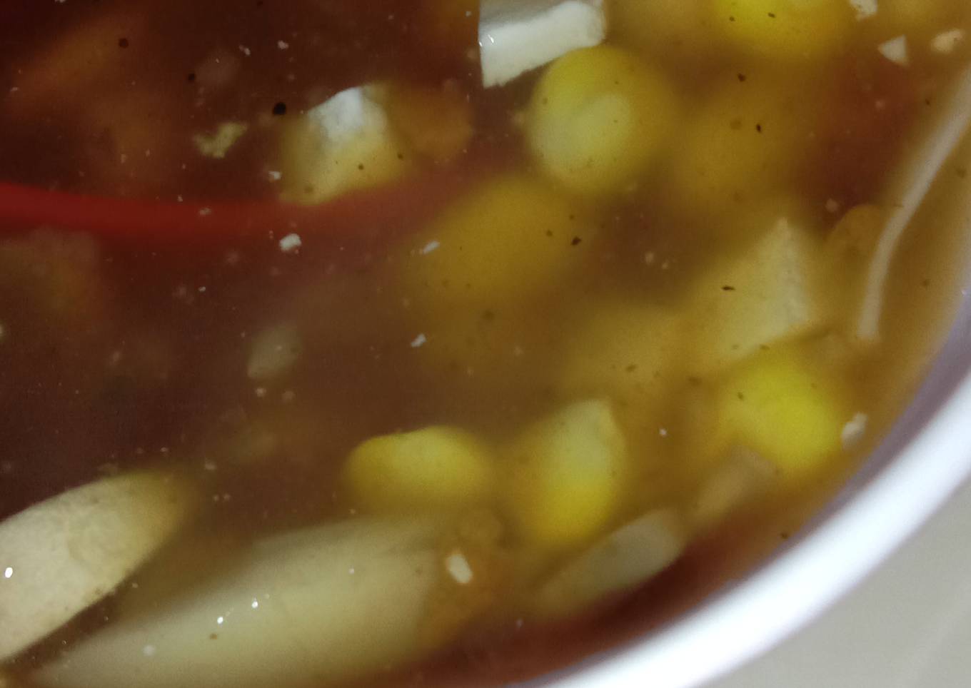 Sweet corn soup