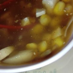 A picture of Sweet corn soup.