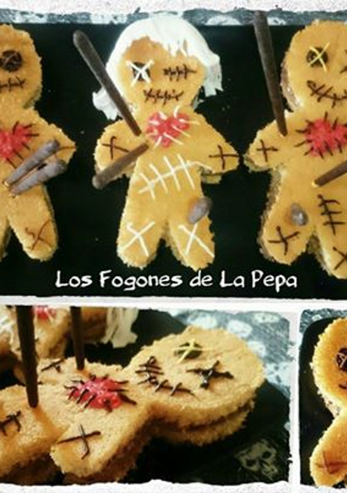 Una foto de Muñequitos de budú abizchochados con nutella