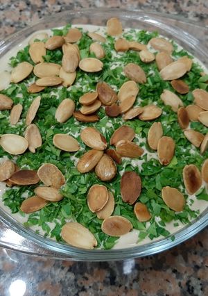 صورة لوصفة فتة الباذنجان الشهيه
