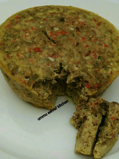 A picture of Egg beef kebab.