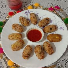 A picture of Poha rolls.