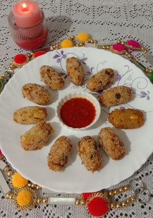 A picture of Poha rolls.
