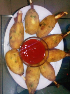 A picture of Mutton potato chops.