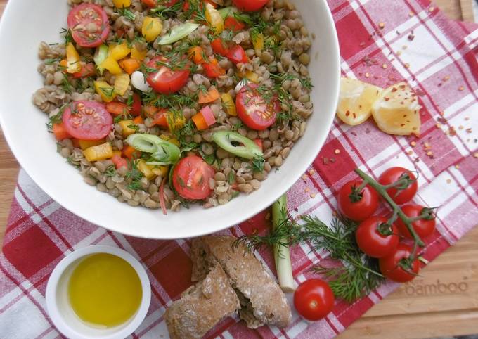 Recipe of Ultimate Spring Lentil Salad