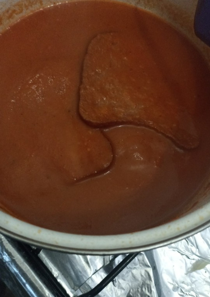 Una foto de Chuletas de pavo en salsa de chipotle
