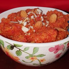 A picture of Gajar ka halwa.
