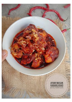 Foto resep Ayam Masak Habang Khas Banjar