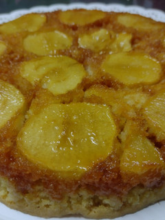 Una foto de Torta invertida de manzanas!!!