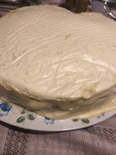 Una foto de 252. Tarta de chocolate blanco y fresa (postre)