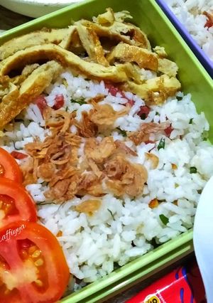 Foto resep Nasi sosis daun jeruk