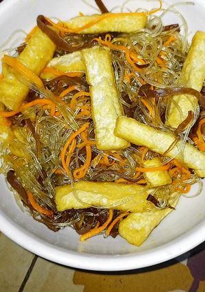 Hình của món Miến xào.