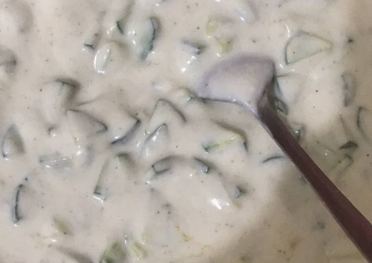 How to Prepare Super Quick Yogurt Cucumber 🥒 Salad