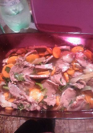 Una foto de Lengua al escabeche