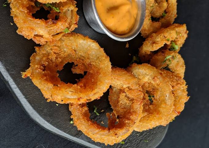 Easiest Way to Prepare Perfect Crispy Onion Rings