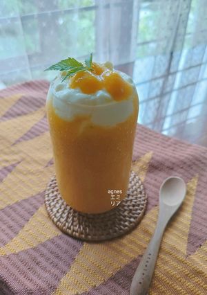 Foto resep Smoothies Mango Yoghurt 🇨🇷 มะม่วงโยเกิร์ตปั่น
