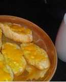 Pan baguett a los quesitos