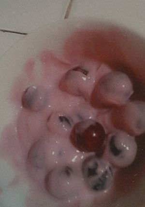 صورة لوصفة فطور صباحي عنب بالياغورت