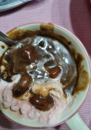 Foto resep Es cream kacang merah ala luci iwan